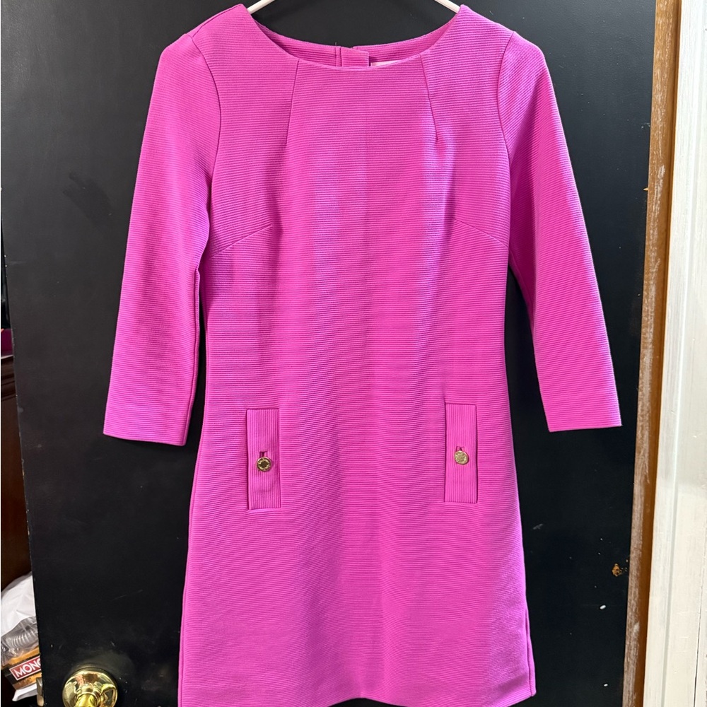Lilly Pulitzer Pink Midi Dress